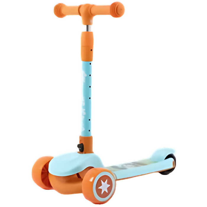 LIAL Kids Scooter - BLUE / ORANGE - (S-M1)