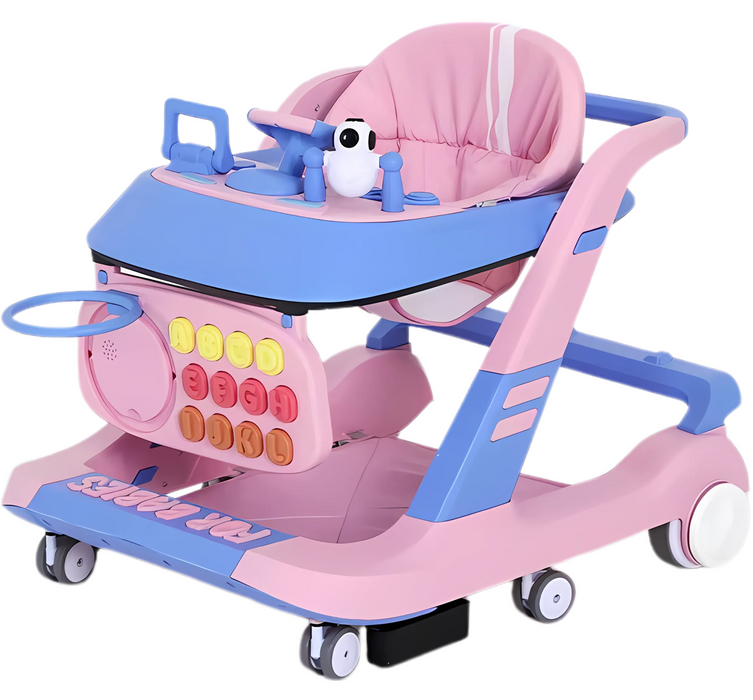 LIAL Premium Plastic Baby Walker - PINK & BLUE - (W 708)