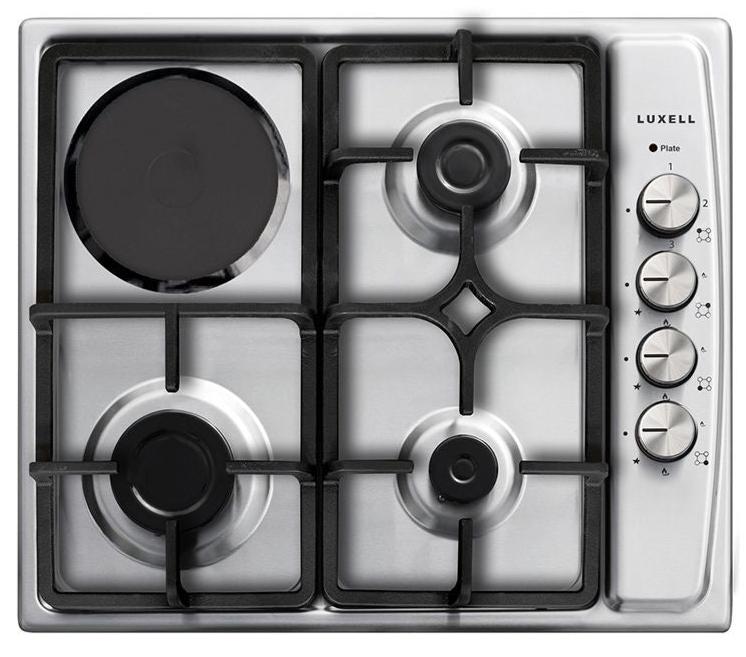 LUXELL Built In Stove - (LX-412) - INOX - LPG Gas